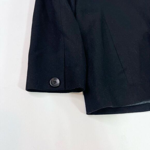 Pendleton Blazer Womens Size 14 Black Wool One Button Collared Single Breasted - Picture 6 of 8